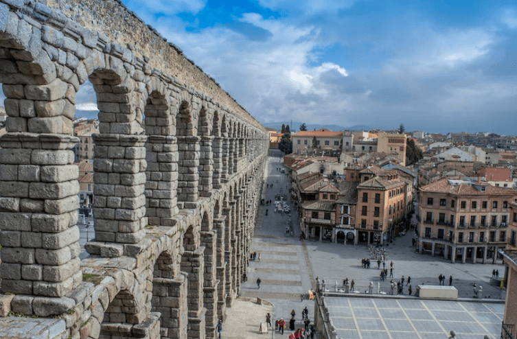 Vista del Acueducto y Ciudad de Segovia Vista del Acueducto y Ciudad de Segovia