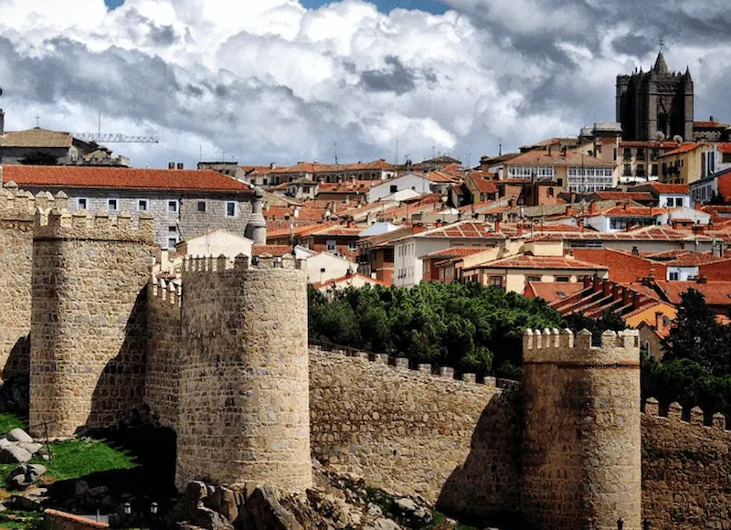 Vista parcial de la Ciudad de Ávila