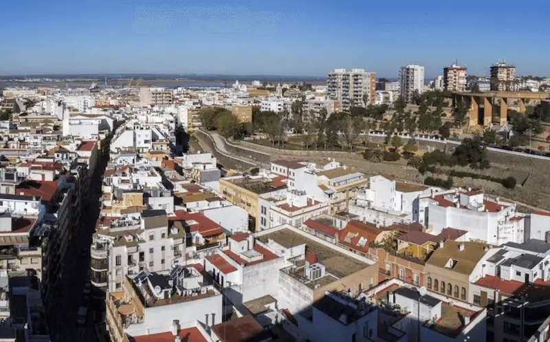 Vista de la Ciudad de Huelva