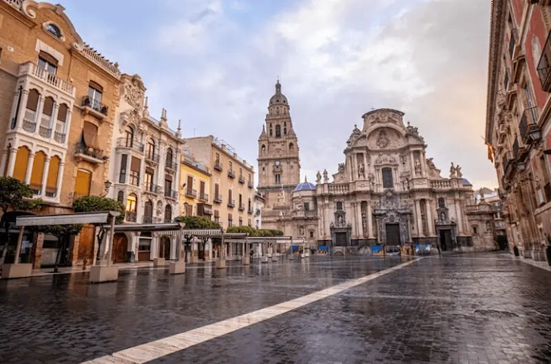 Vista de la Catedral de Murcia