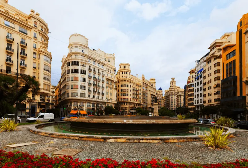 Plaza del Ayuntamiento de la ciudad de Valencia
